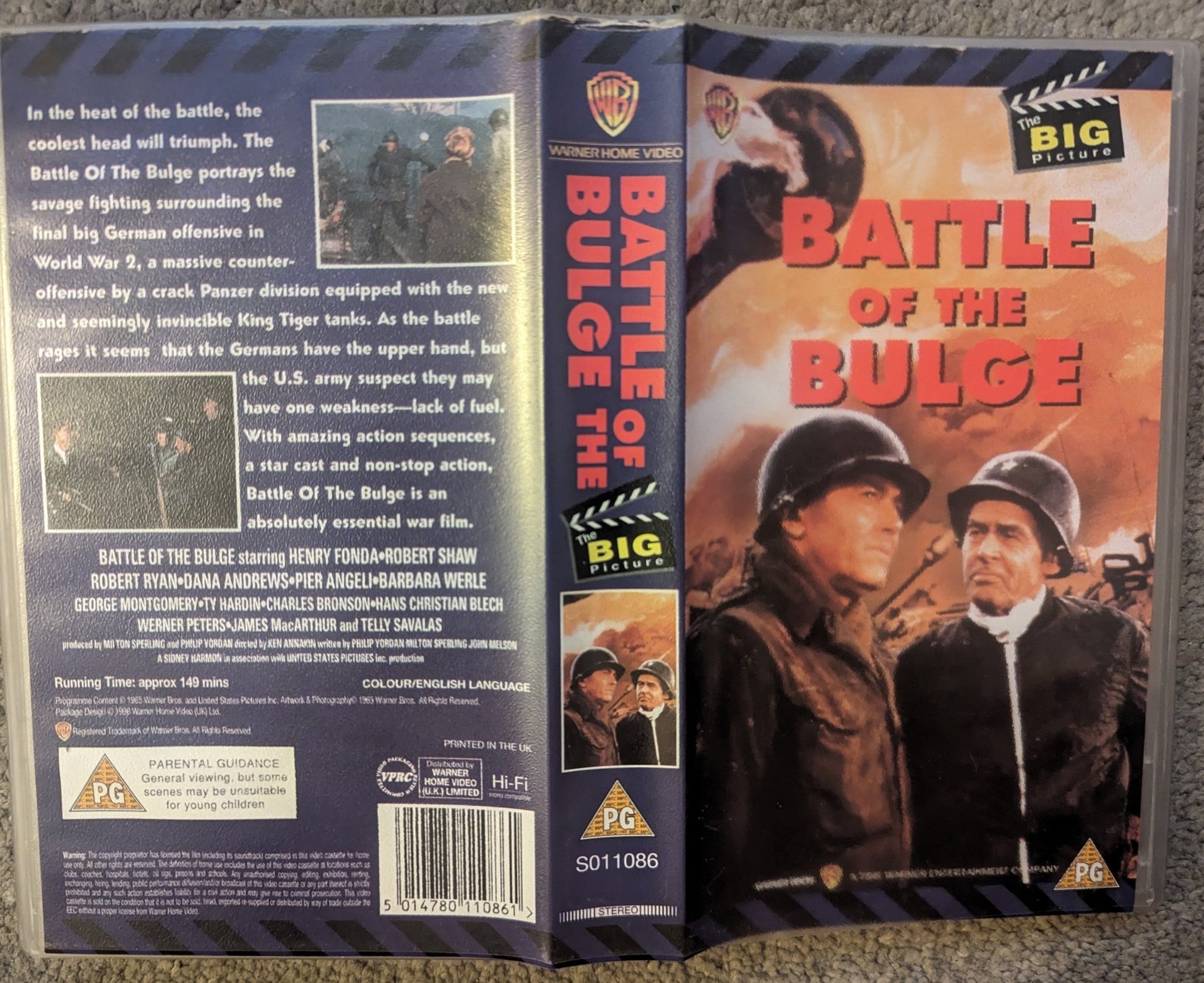 Battle Of The Bulge (1965) VHS Video *Sealed* - Flippin Retro Video Shop