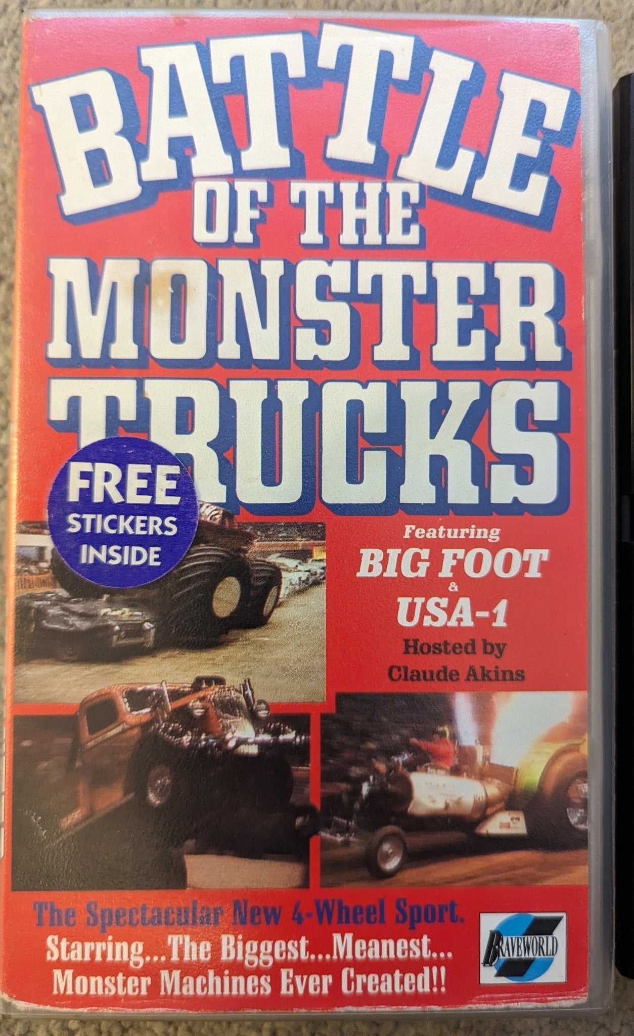 Battle of the Monster Trucks (1985) VHS Video - Flippin Retro Video Shop