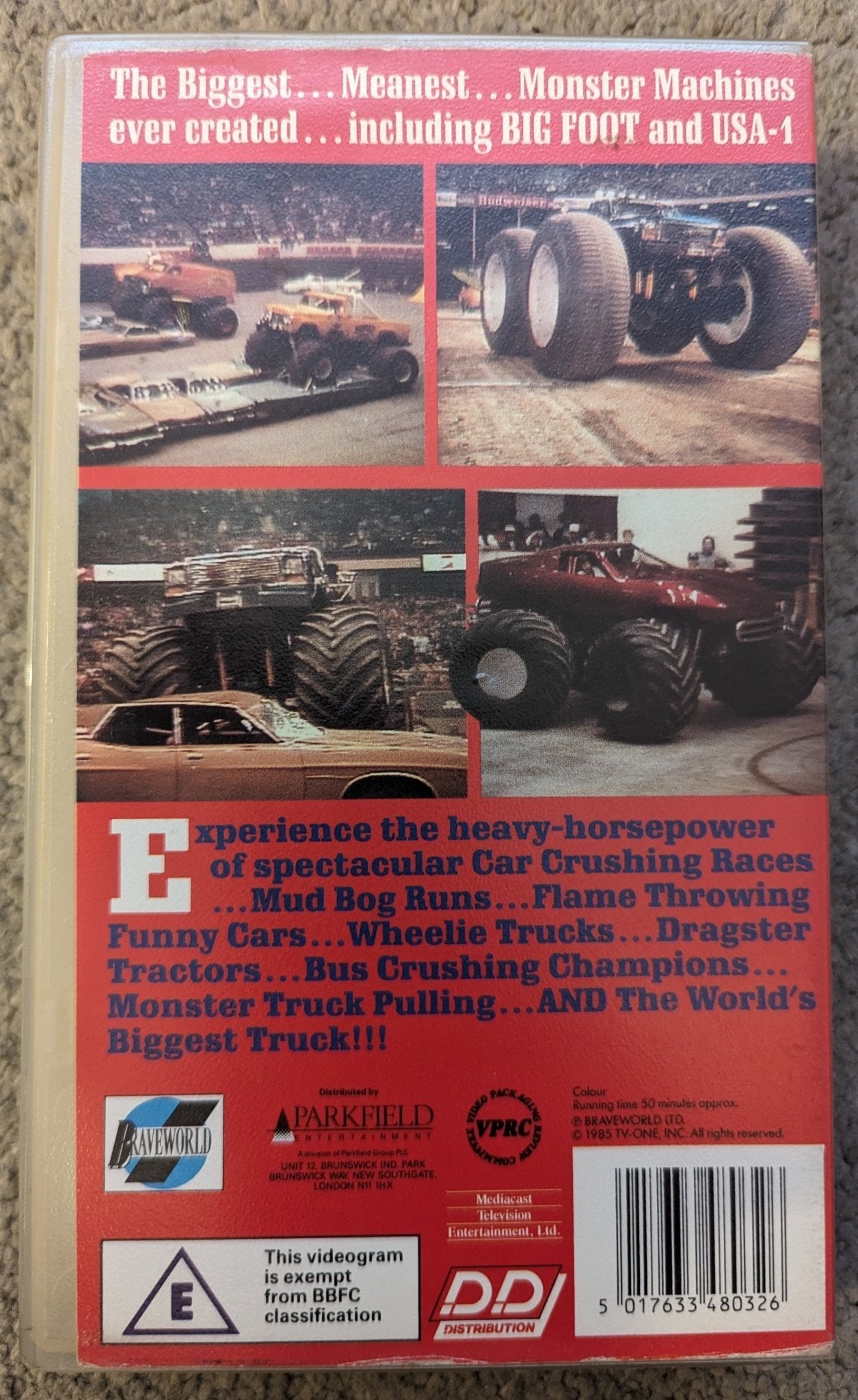 Battle of the Monster Trucks (1985) VHS Video - Flippin Retro Video Shop