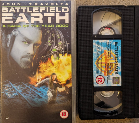 Battlefield Earth (2000) VHS Video - Flippin Retro Video Shop