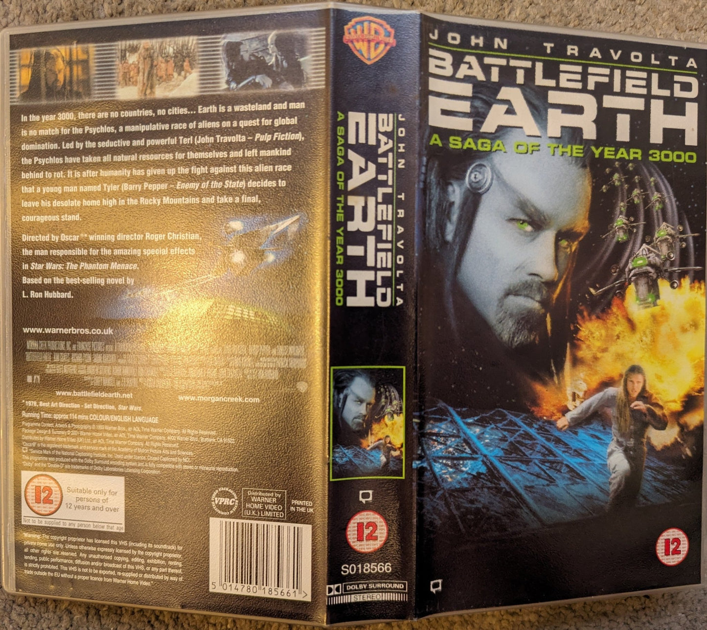 Battlefield Earth (2000) VHS Video - Flippin Retro Video Shop