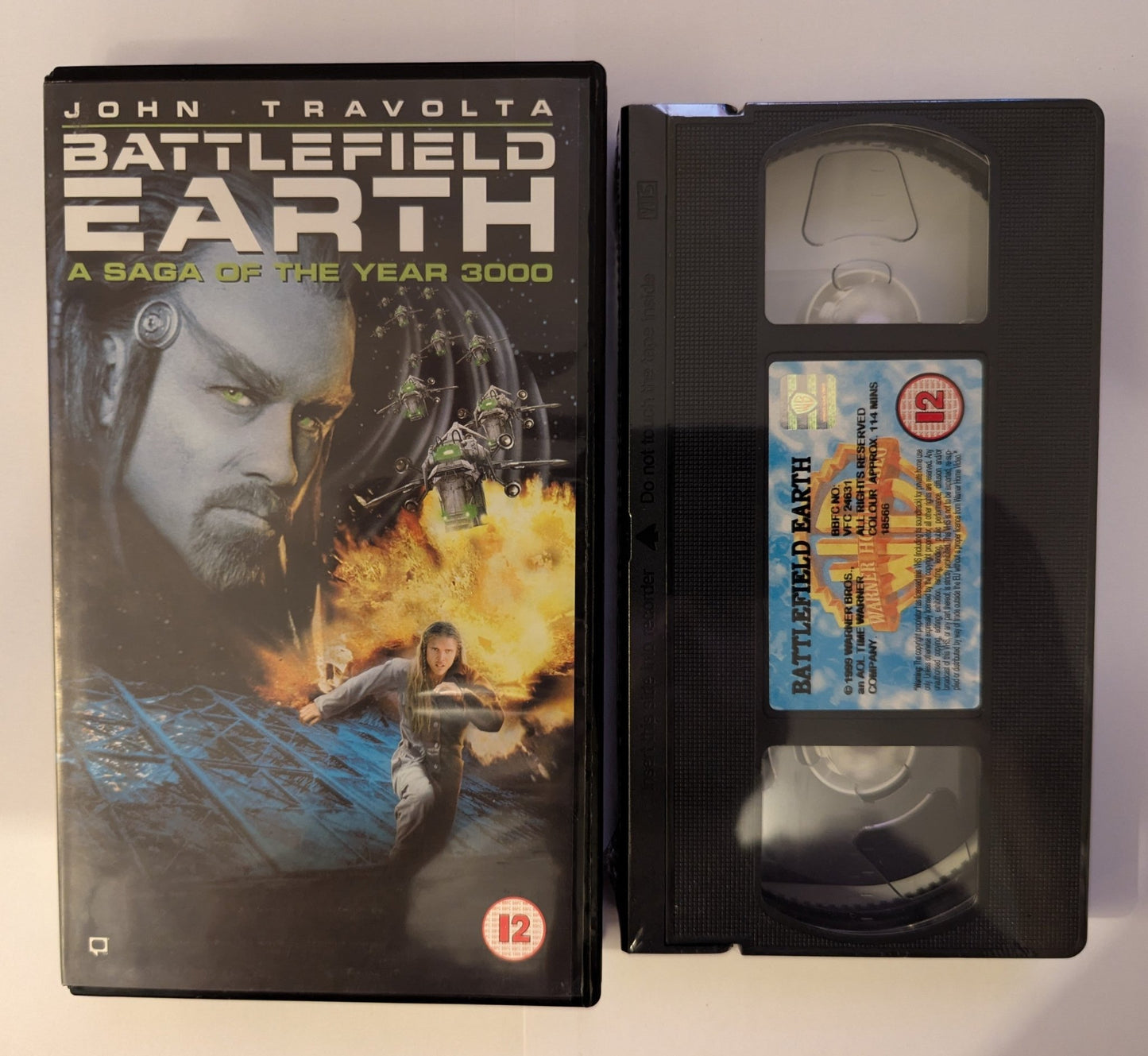 Battlefield Earth (2000) VHS Video *Sealed* - Flippin Retro