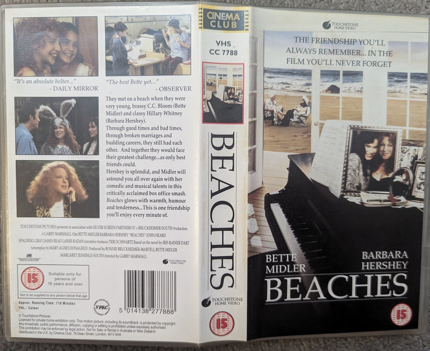 Beaches (1988) VHS Video - Flippin Retro Video Shop