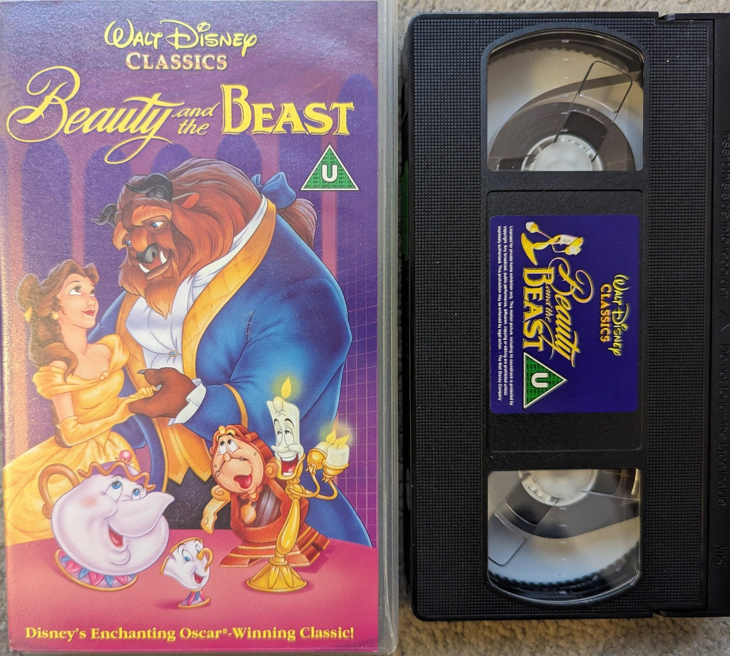 Beauty And The Beast (1991) VHS Video - Flippin Retro Video Shop