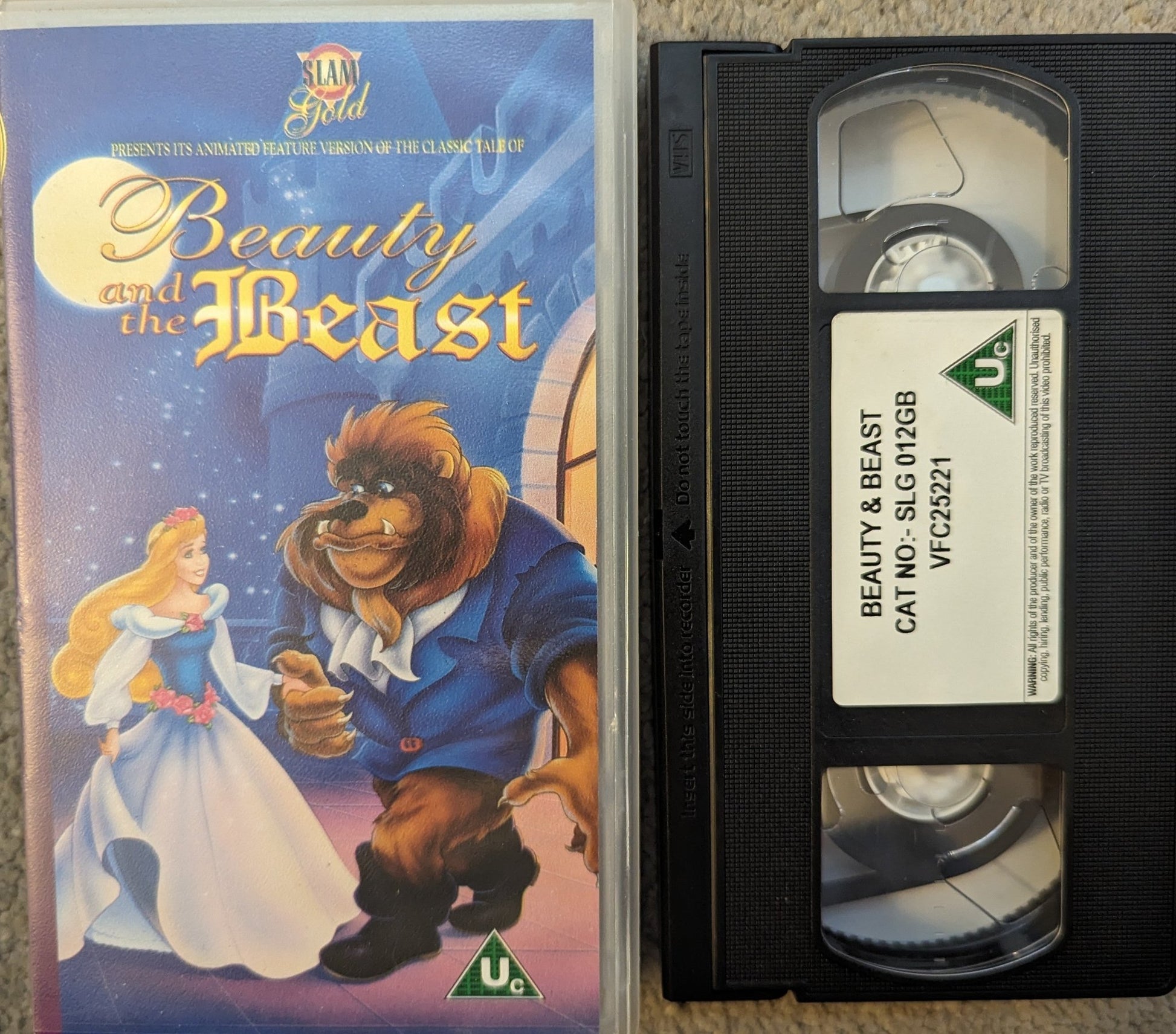 Beauty and the Beast VHS Video Gold Slam - Flippin Retro Video Shop