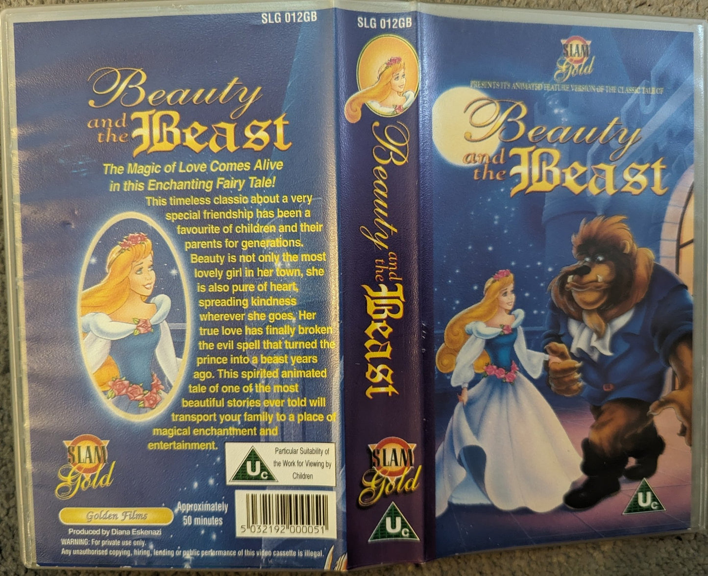 Beauty and the Beast VHS Video Gold Slam - Flippin Retro Video Shop