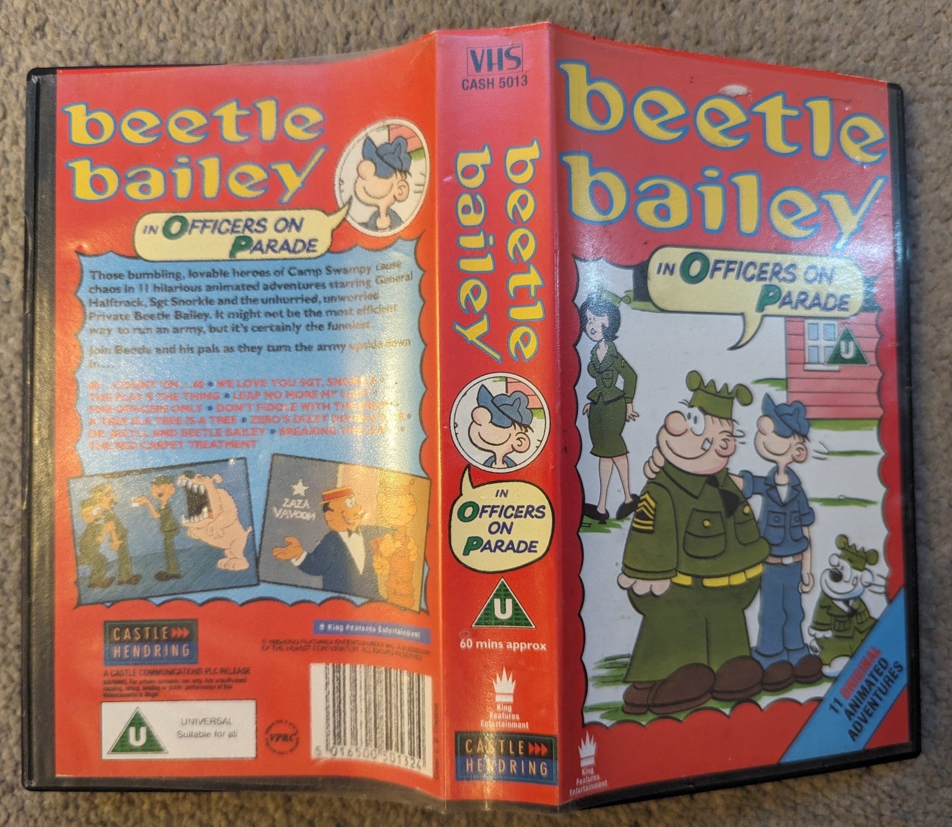 Beetle Bailey (1989) VHS Video - Flippin Retro Video Shop