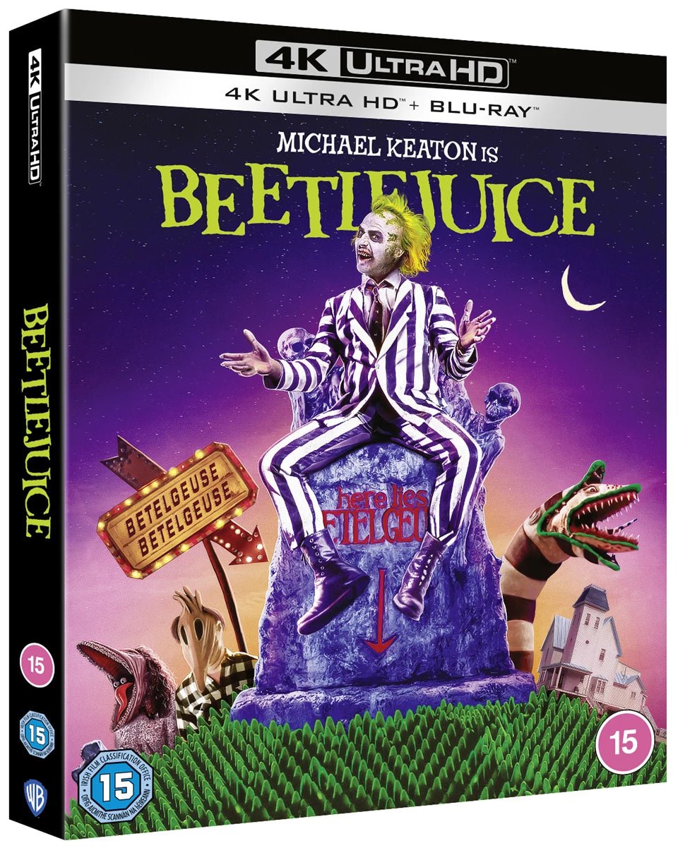 Beetlejuice (1988) 4K Ultra HD Blu - Ray - Flippin Retro Video Shop