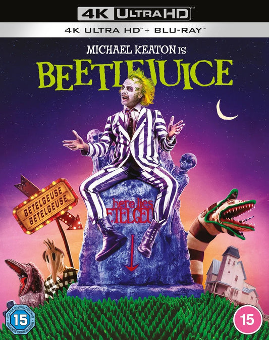 Beetlejuice (1988) 4K Ultra HD Blu - Ray - Flippin Retro Video Shop