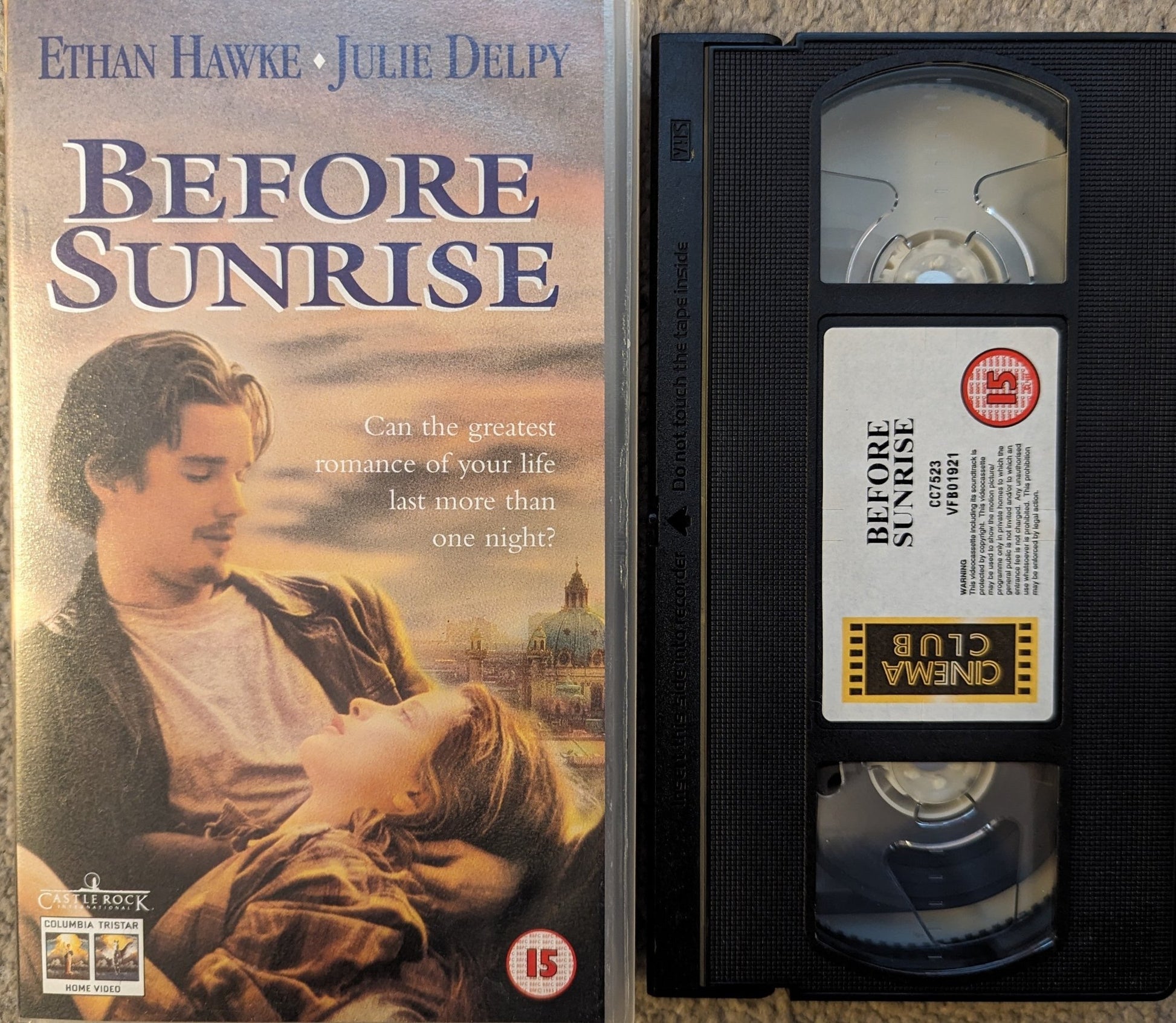 Before Sunrise (1995) VHS Video - Flippin Retro Video Shop