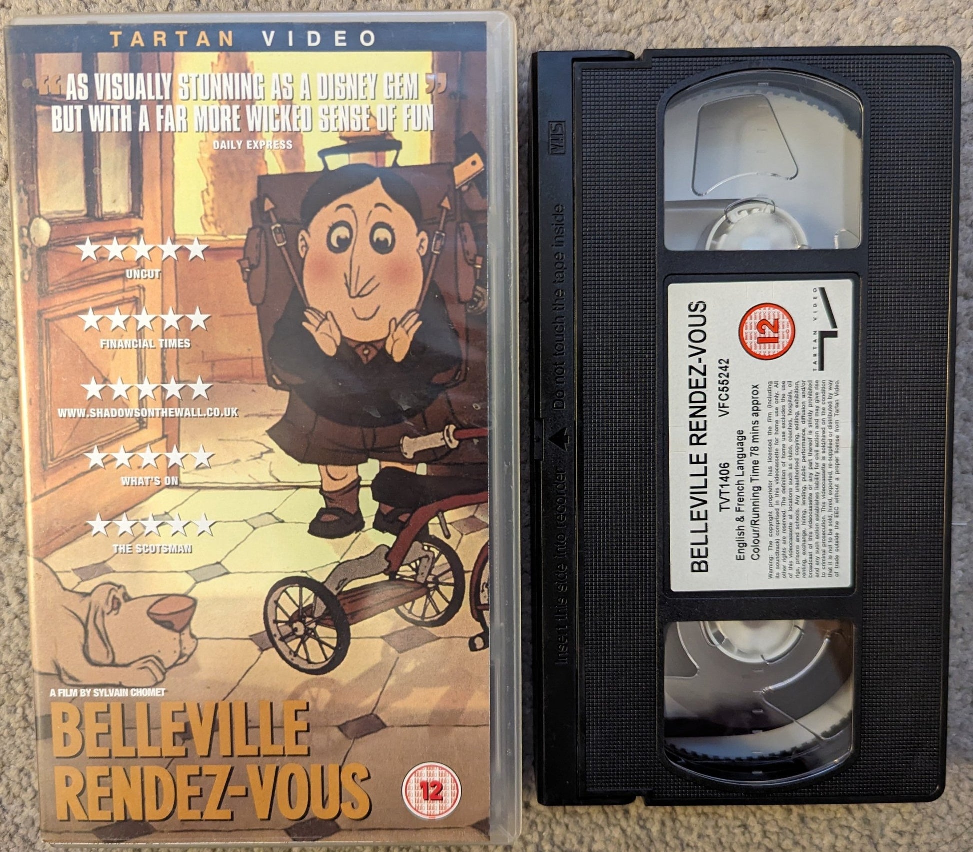 Belleville Rendez - Vous VHS Video - Flippin Retro Video Shop