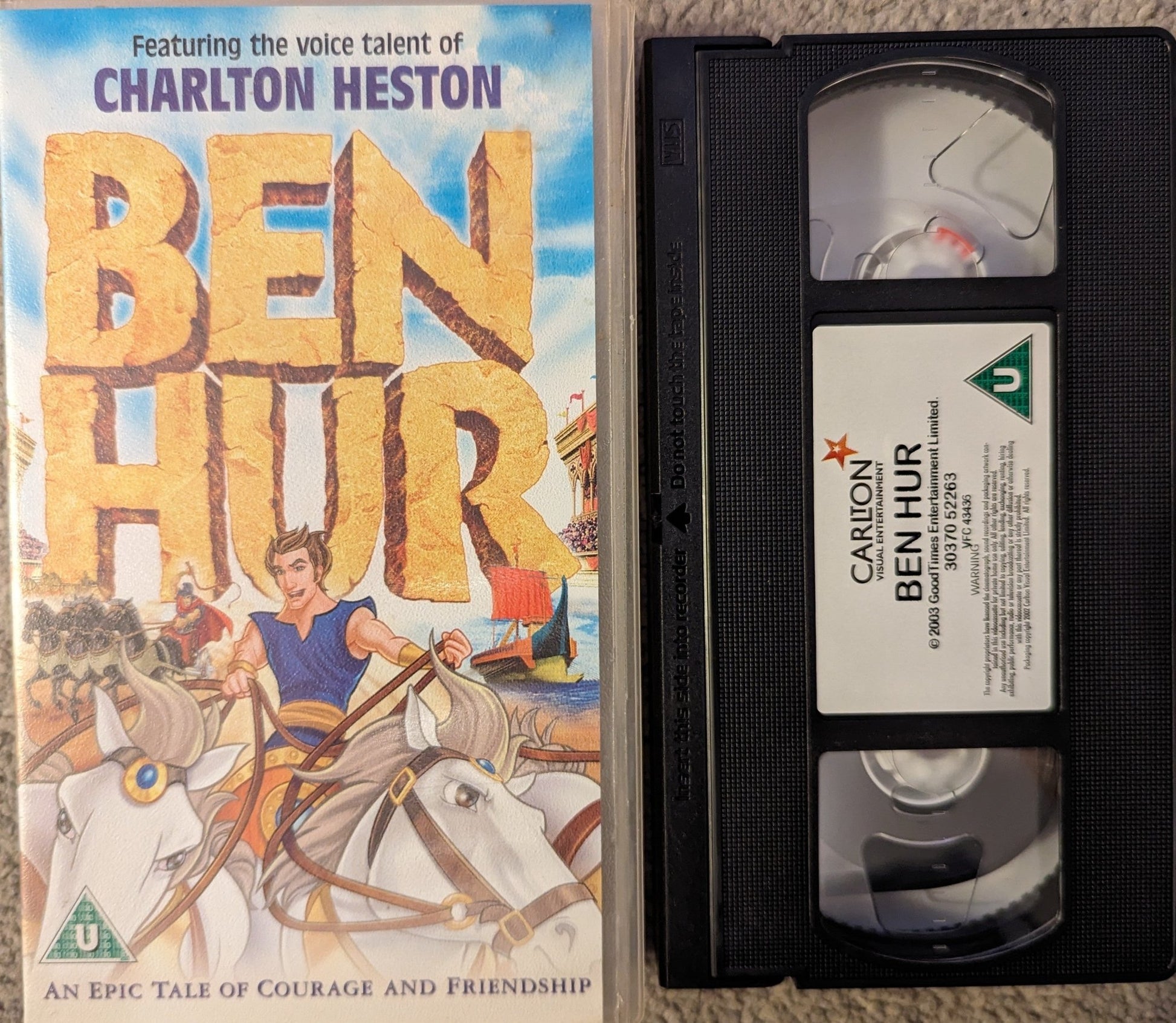 Ben Hur VHS Video - Flippin Retro Video Shop