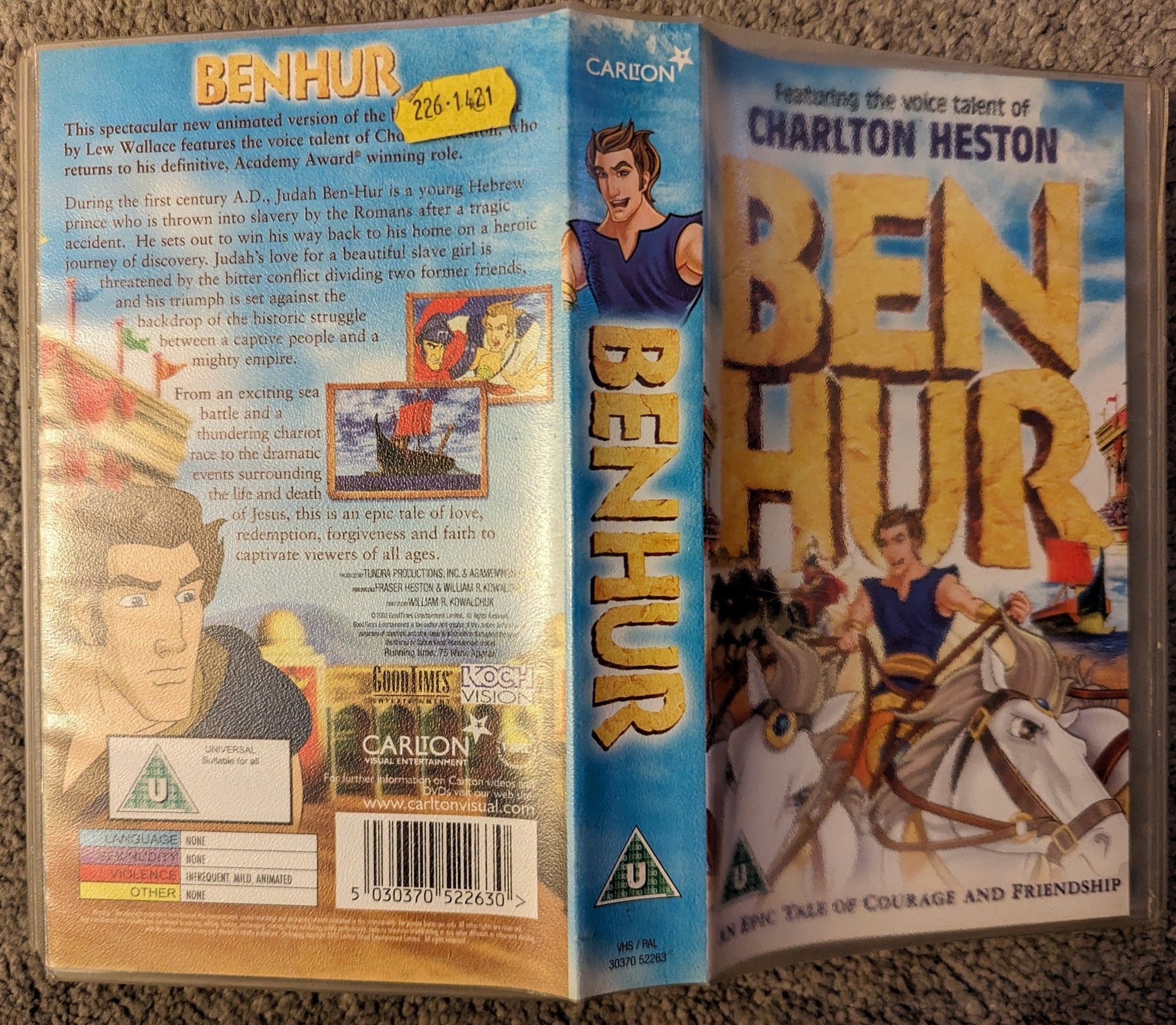 Ben Hur VHS Video - Flippin Retro Video Shop