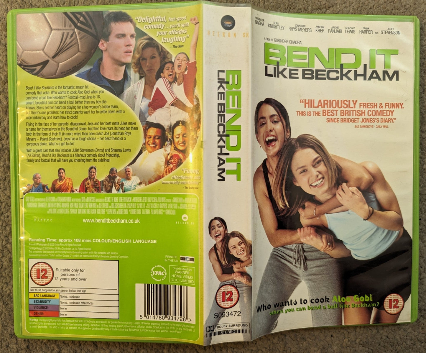 Bend It Like Beckham (2002) VHS Video - Flippin Retro Video Shop