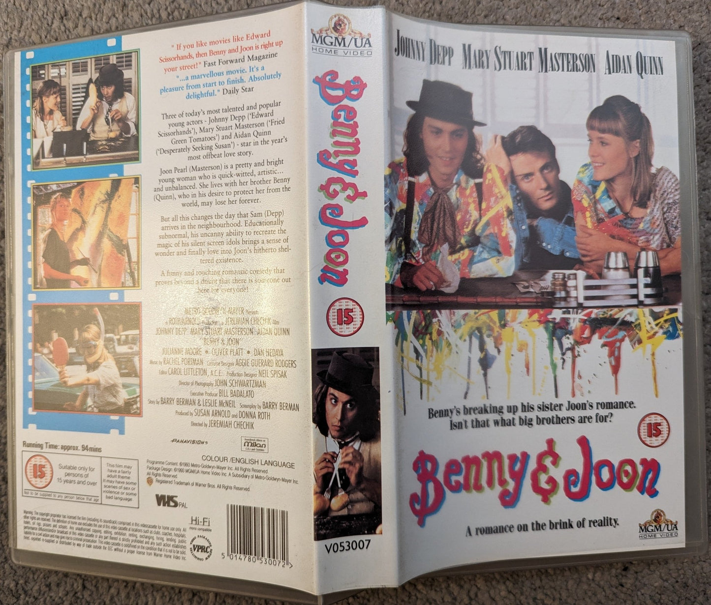 Benny & Joon (1993) VHS Video Ex Rental - Flippin Retro Video Shop