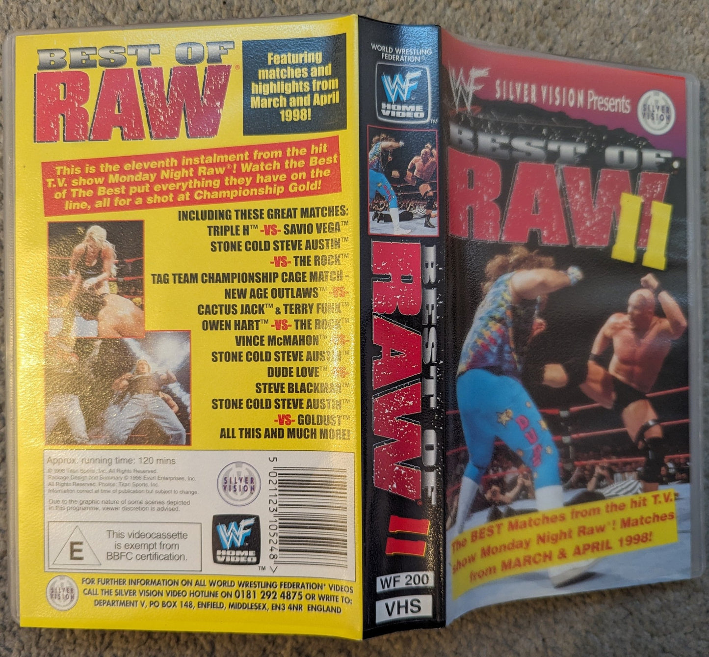 Best Of Raw 11 VHS Video - Flippin Retro Video Shop