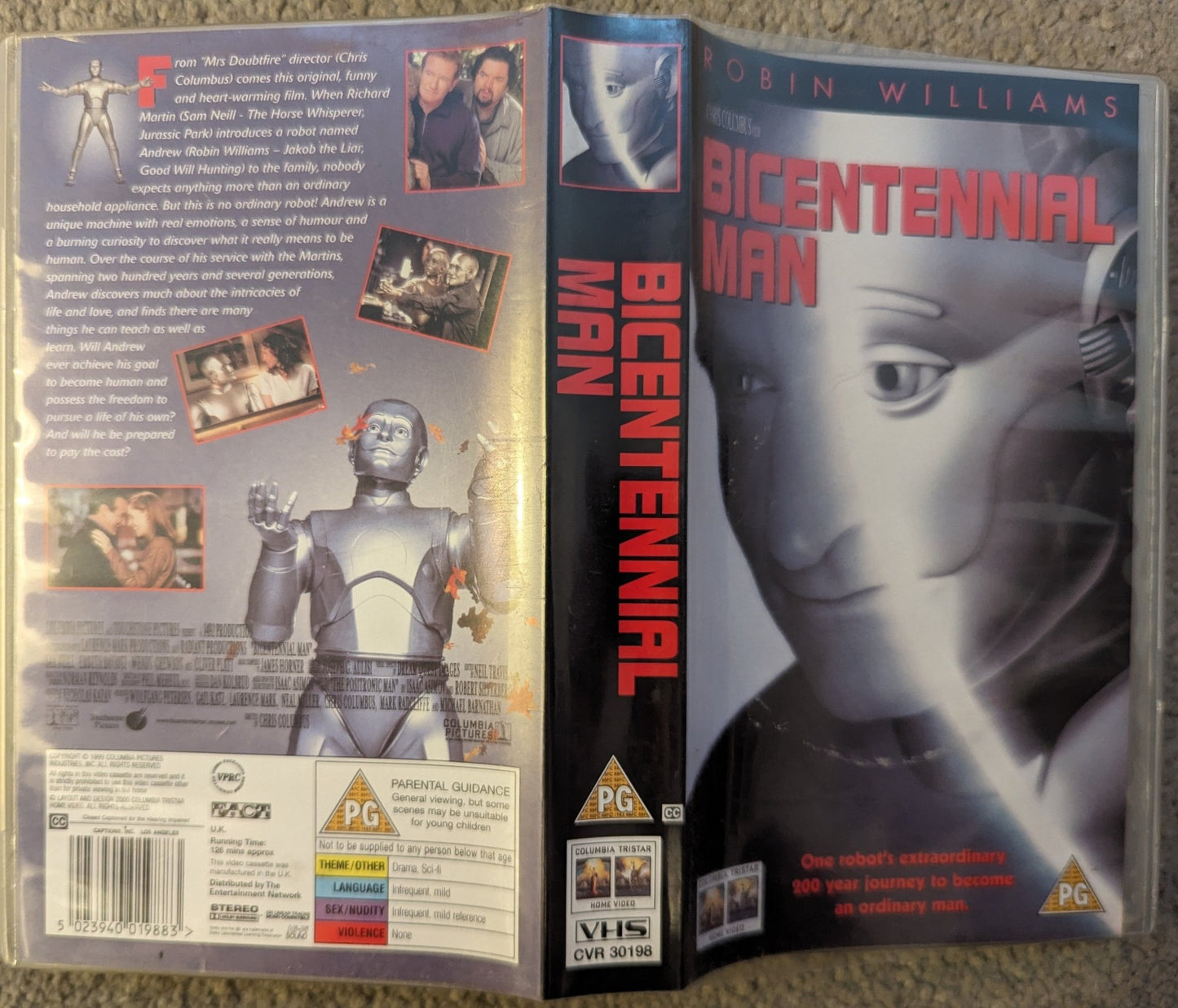 Bicentennial Man (1999) VHS Video - Flippin Retro Video Shop