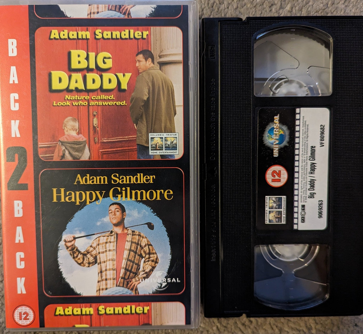 Big Daddy / Happy Gilmore VHS Video - Flippin Retro Video Shop