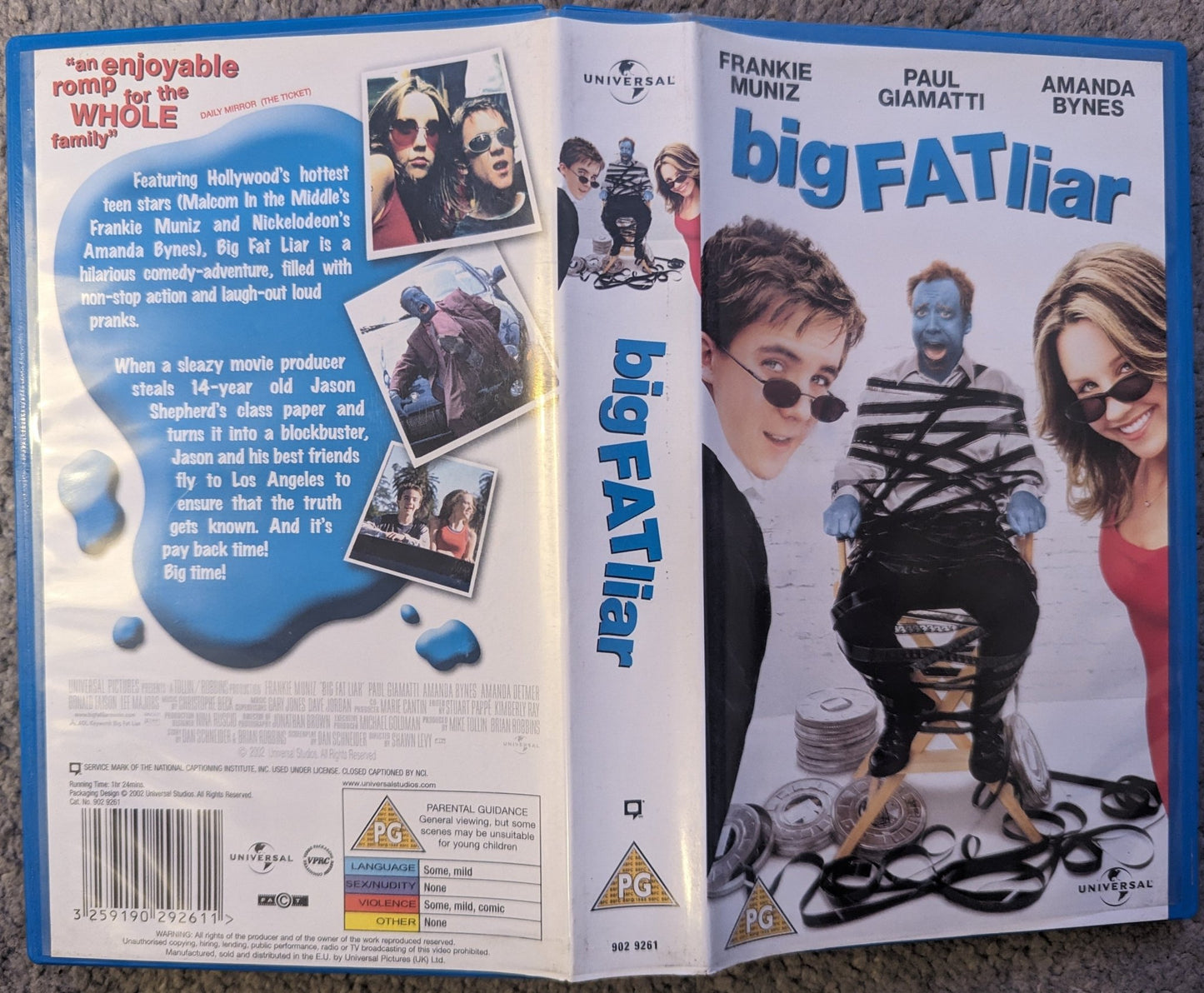 Big Fat Liar (2002) VHS Video - Flippin Retro Video Shop