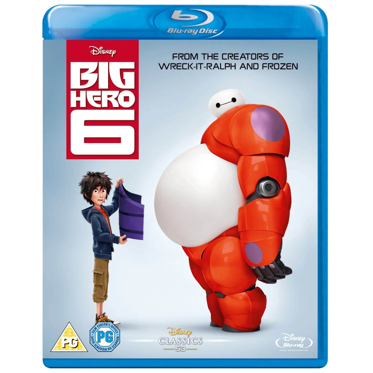 Big Hero 6 (2014) Blu - Ray - Flippin Retro Video Shop