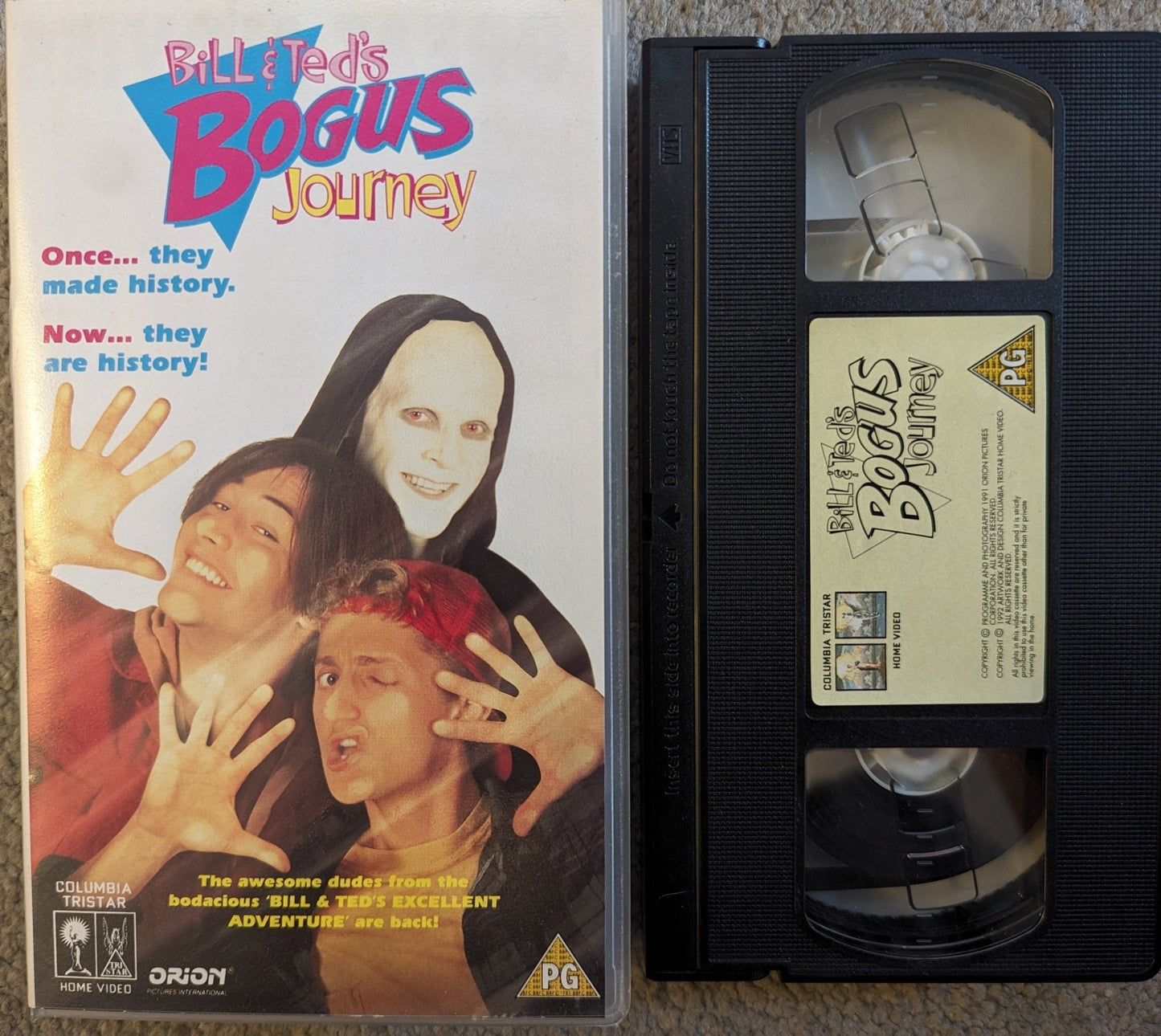 Bill & Ted's Bogus Journey (1991) VHS Video - Flippin Retro Video Shop