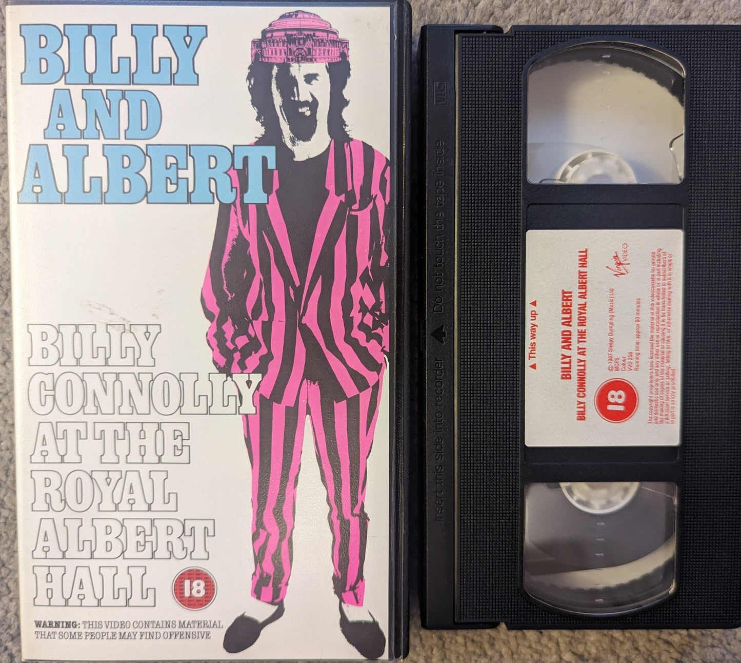 Billy Connelly At The Royal Albert Hall VHS Video - Flippin Retro Video Shop