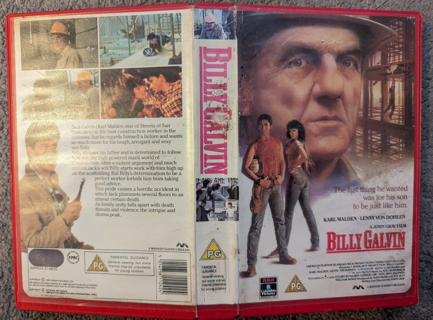 Billy Galvin (1986) VHS Video Ex Rental - Flippin Retro Video Shop