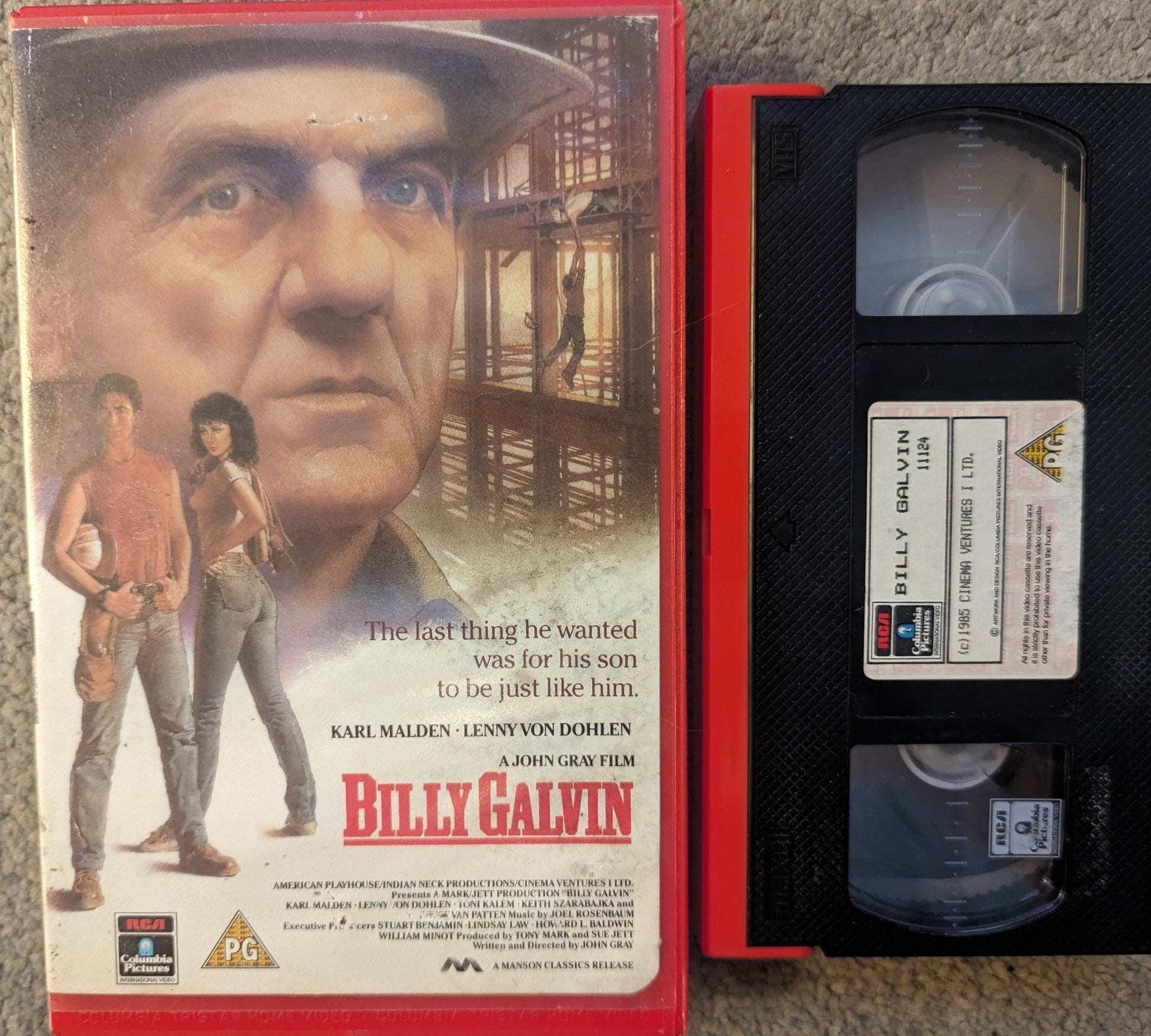 Billy Galvin (1986) VHS Video Ex Rental - Flippin Retro Video Shop