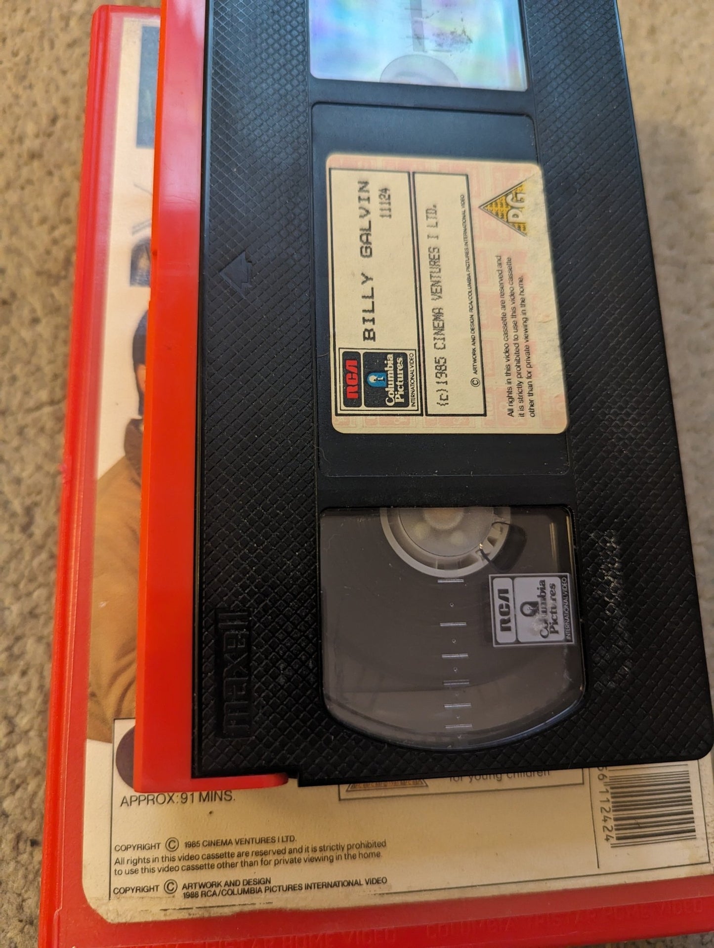 Billy Galvin (1986) VHS Video Ex Rental - Flippin Retro Video Shop