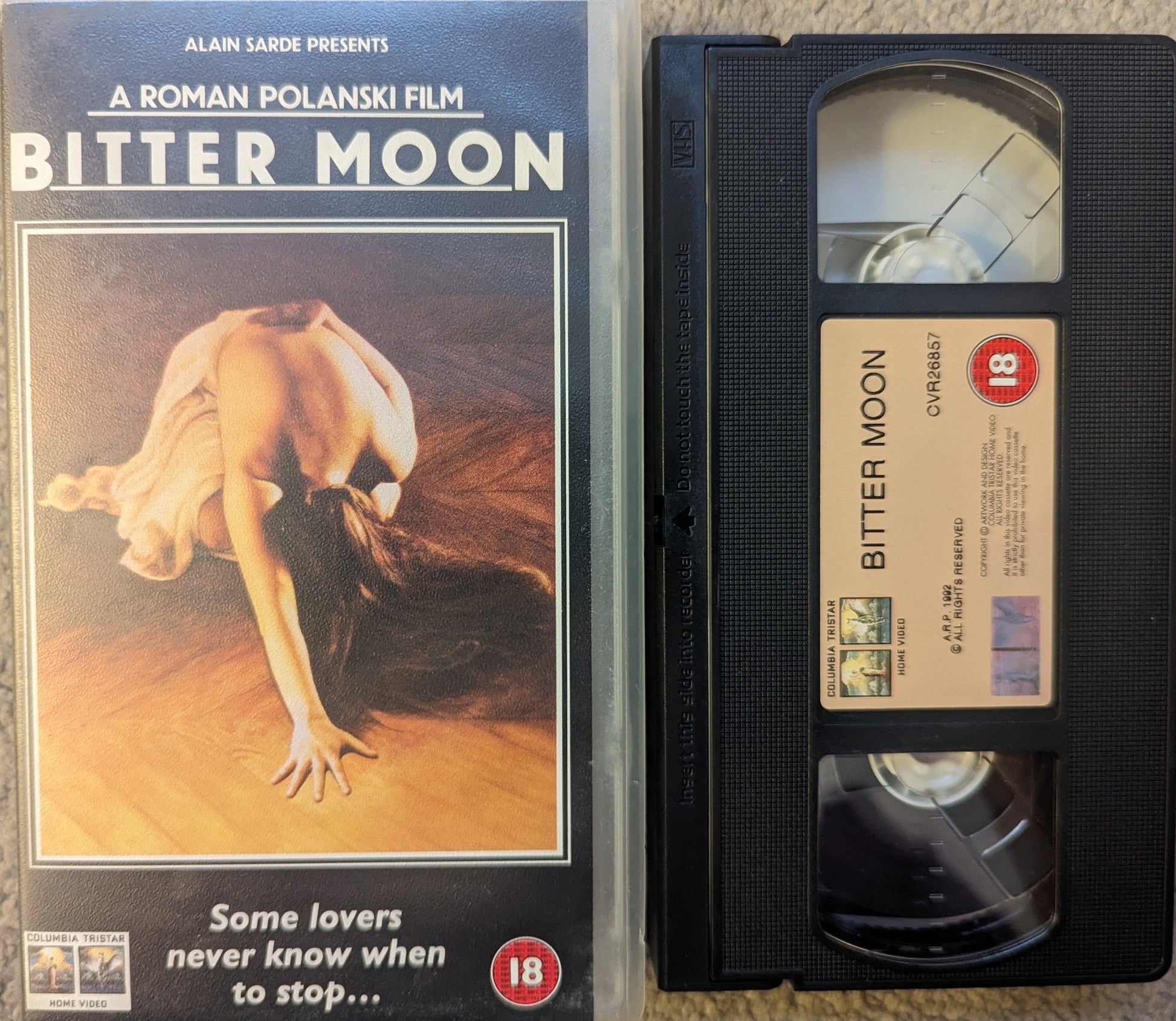 Bitter Moon (1992) VHS Video - Flippin Retro Video Shop