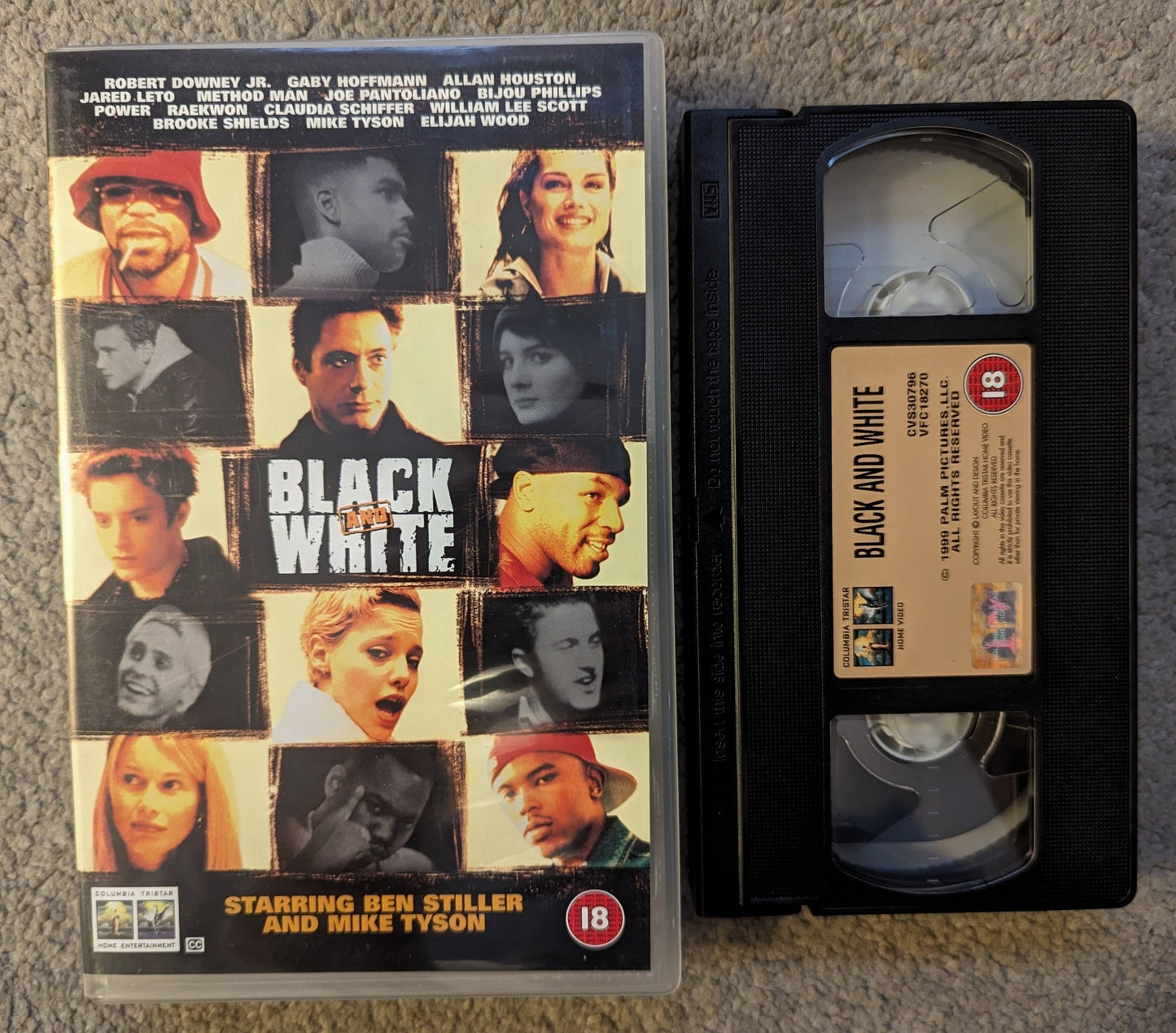 Black and White (1999) VHS Video Ex Rental - Flippin Retro Video Shop