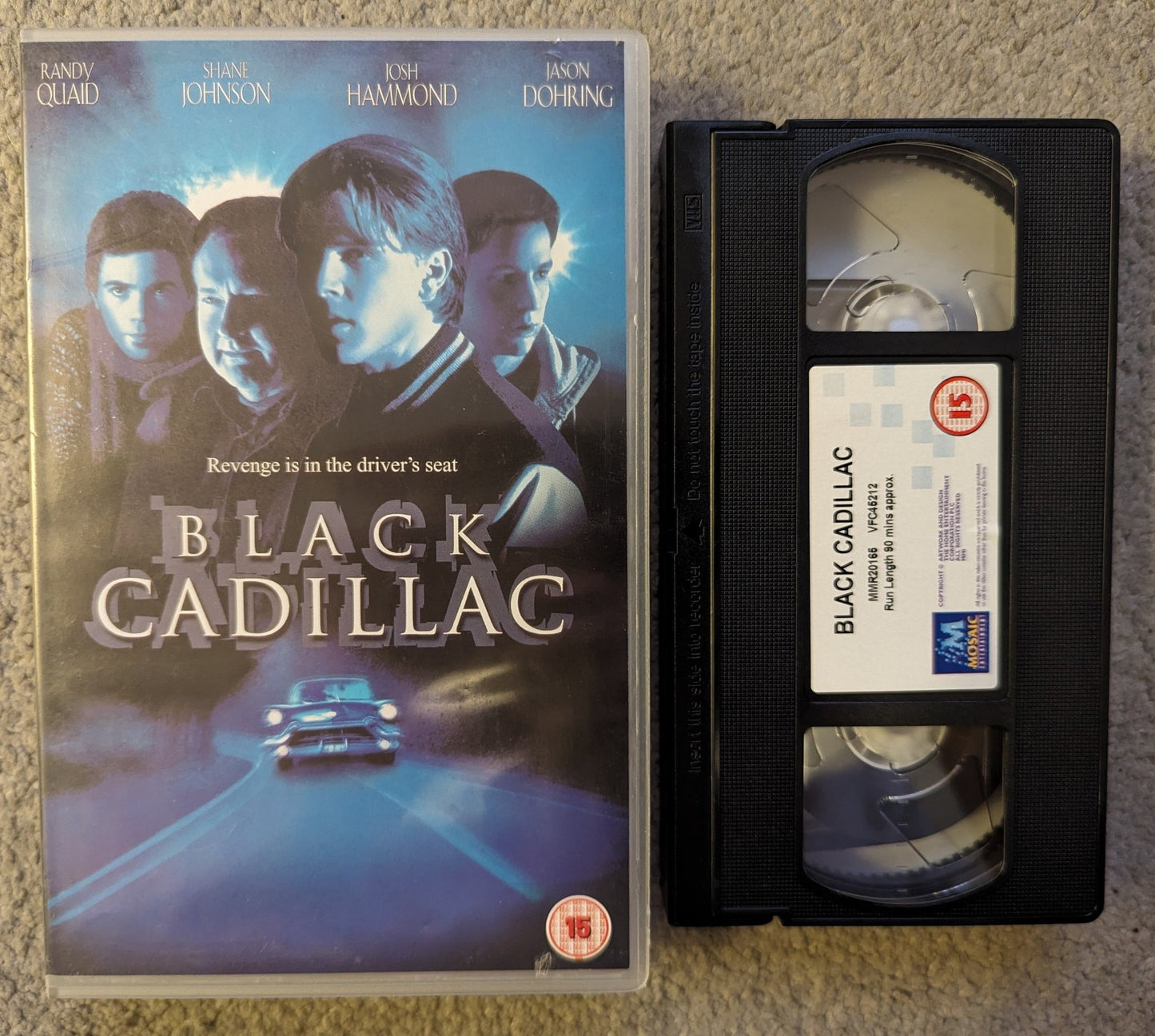 Black Cadillac (2003) VHS Video Ex Rental - Flippin Retro Video Shop