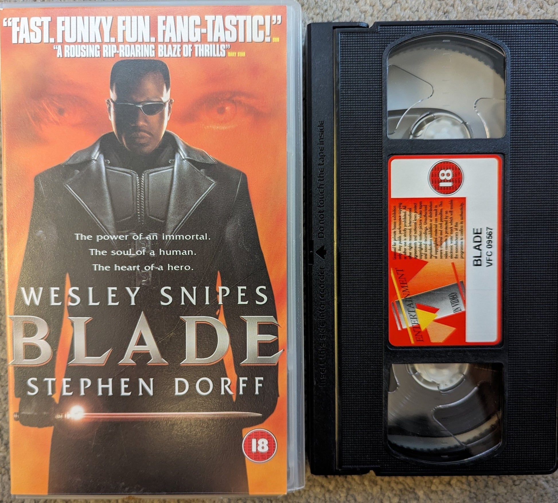 Blade (1998) VHS Video - Flippin Retro Video Shop