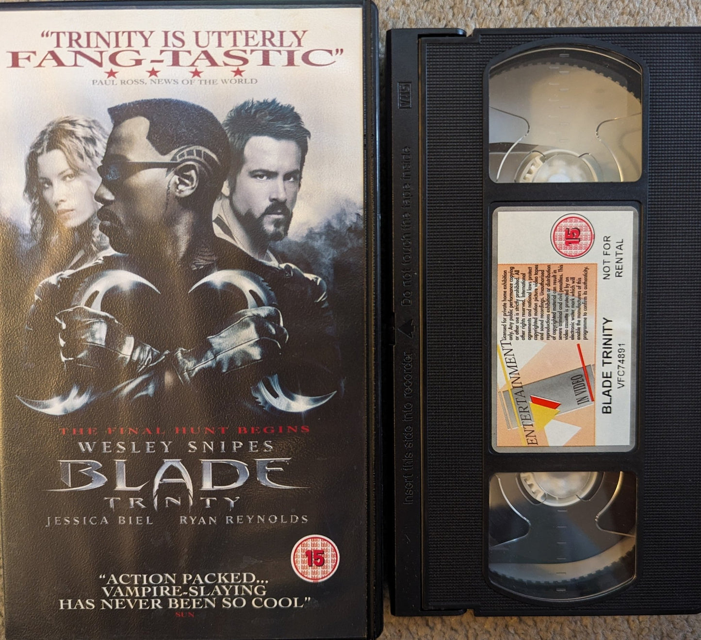 Blade Triniy (2004) VHS Video - Flippin Retro Video Shop