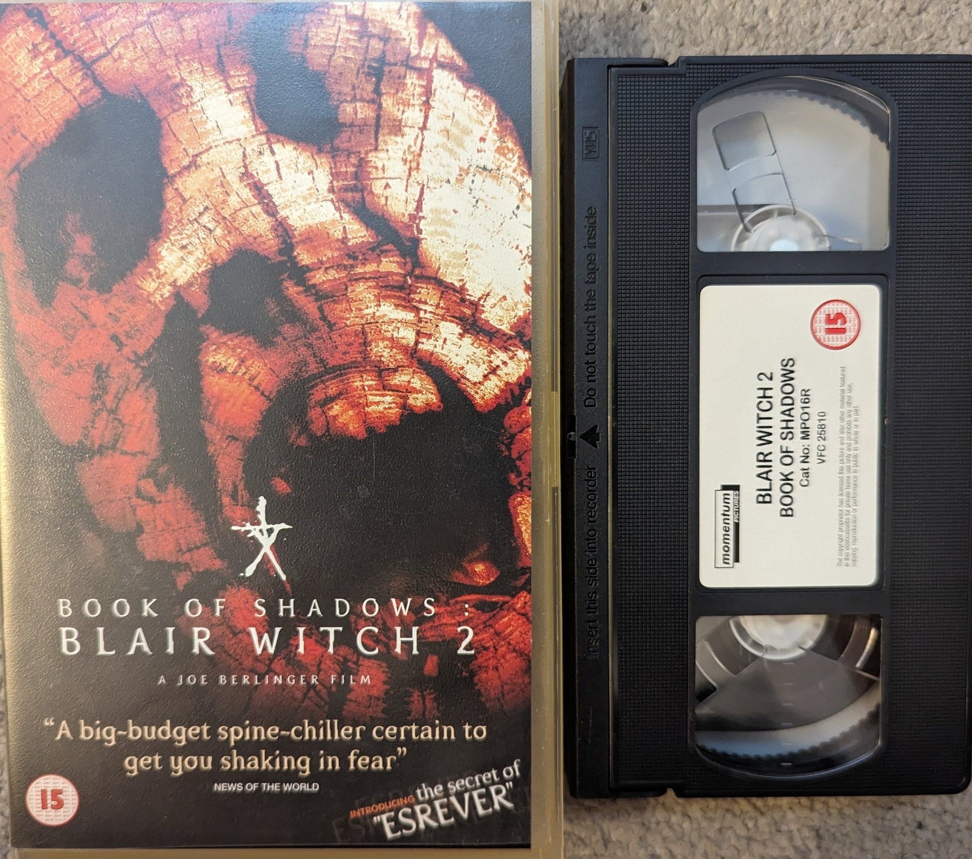 Blair Witch 2 Book Of Shadows (2000) VHS Video Ex Rental - Flippin Retro Video Shop