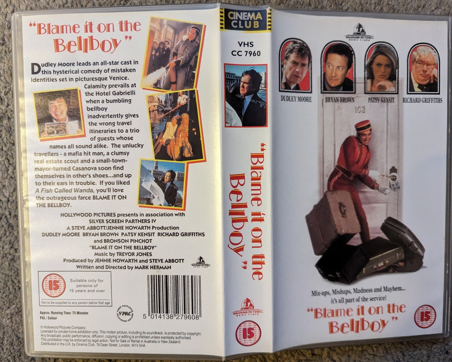 Blame It On The Bell Boy (1992) VHS Video - Flippin Retro Video Shop