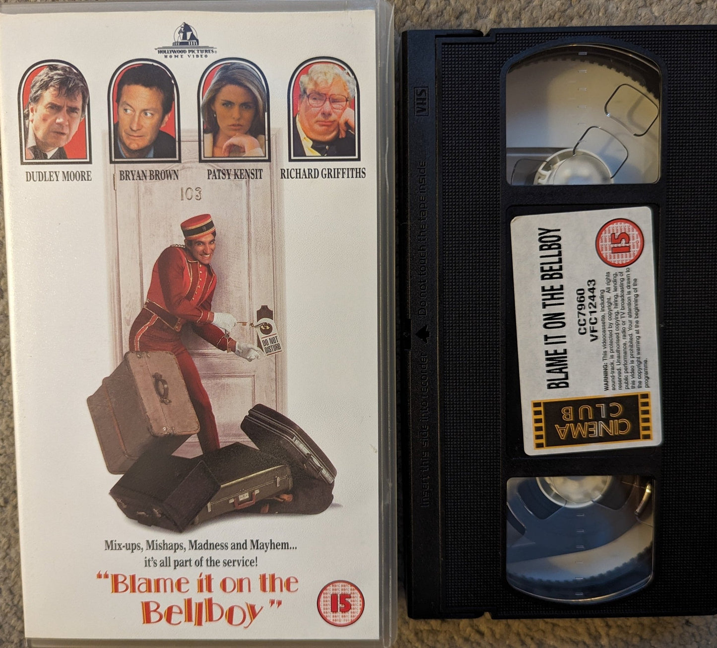 Blame It On The Bell Boy (1992) VHS Video - Flippin Retro Video Shop