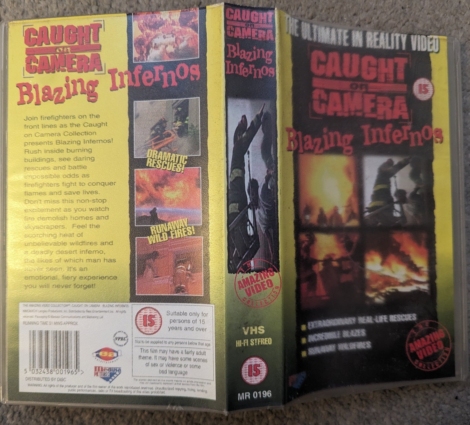 Blazing Infernos VHS Video - Flippin Retro Video Shop