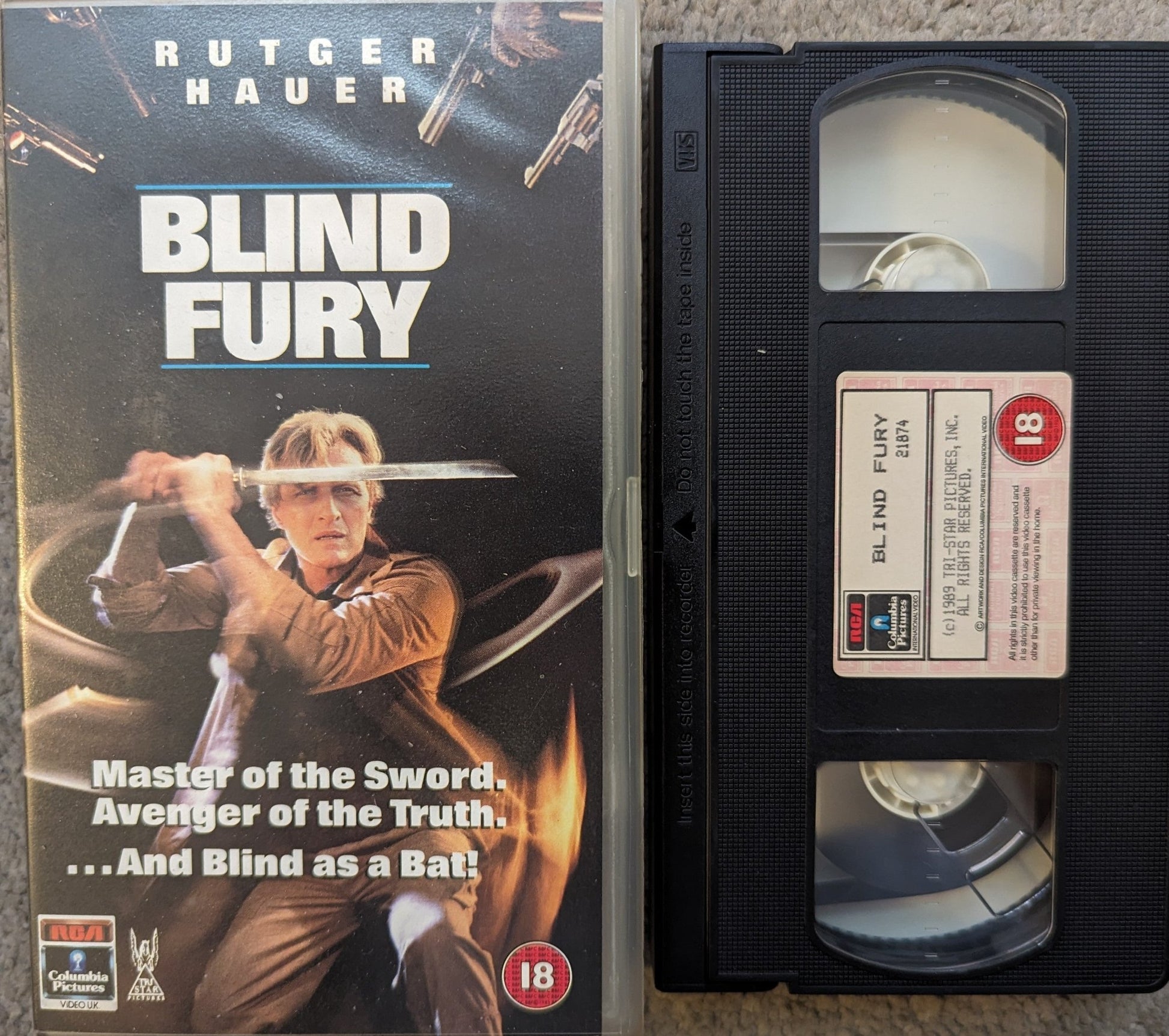 Blind Fury (1989) VHS Video - Flippin Retro Video Shop