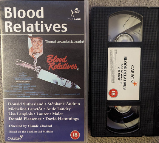 Blood Relatives (1978) VHS Video - Flippin Retro Video Shop