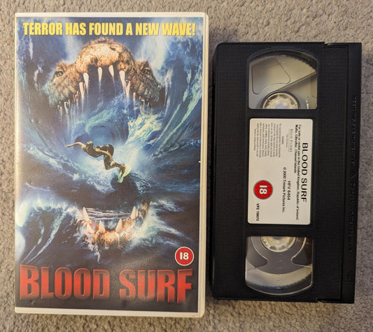 Blood Surf (2000) VHS Ex Rental - Flippin Retro Video Shop