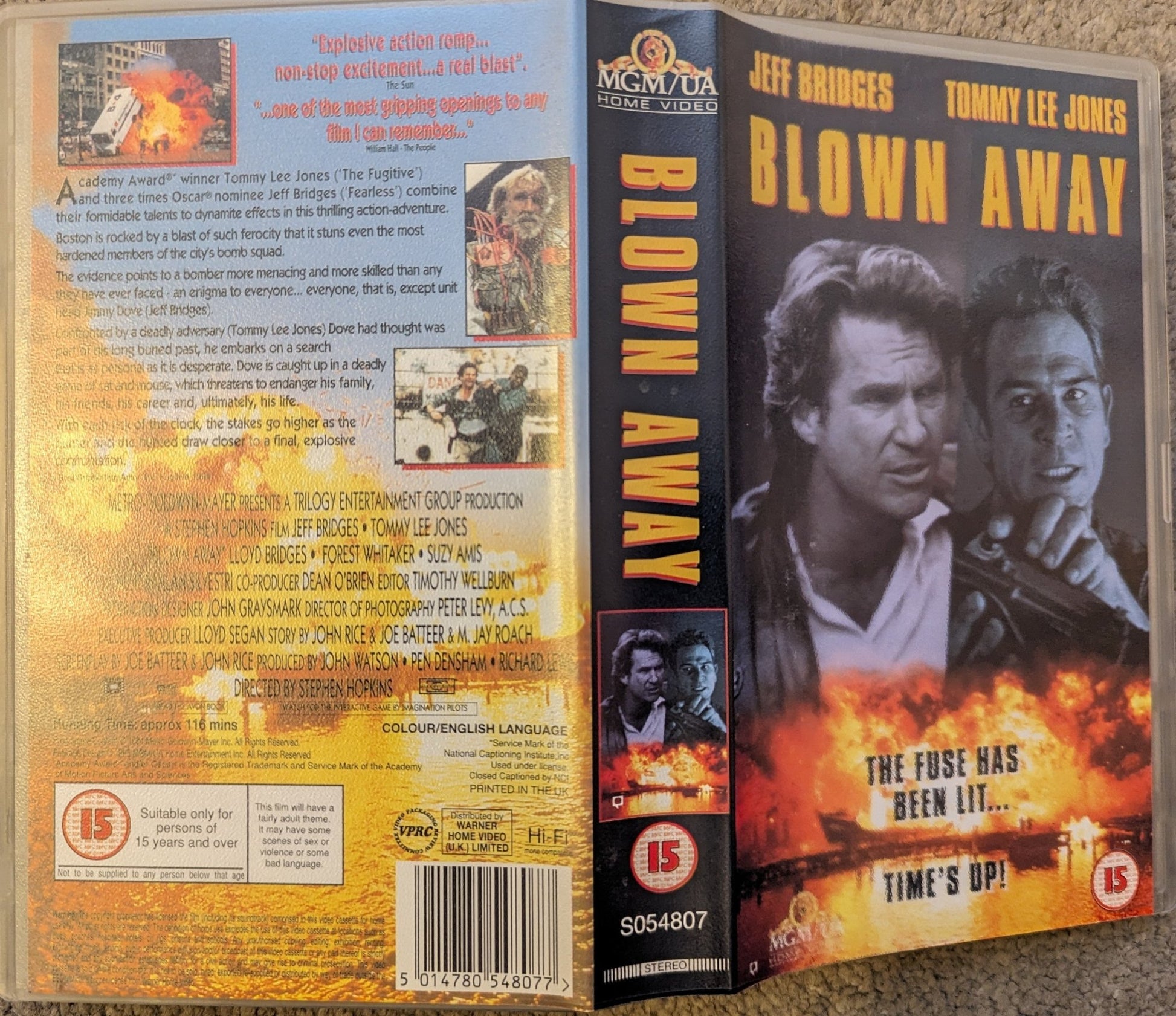 Blown Away (1994) VHS Video - Flippin Retro Video Shop