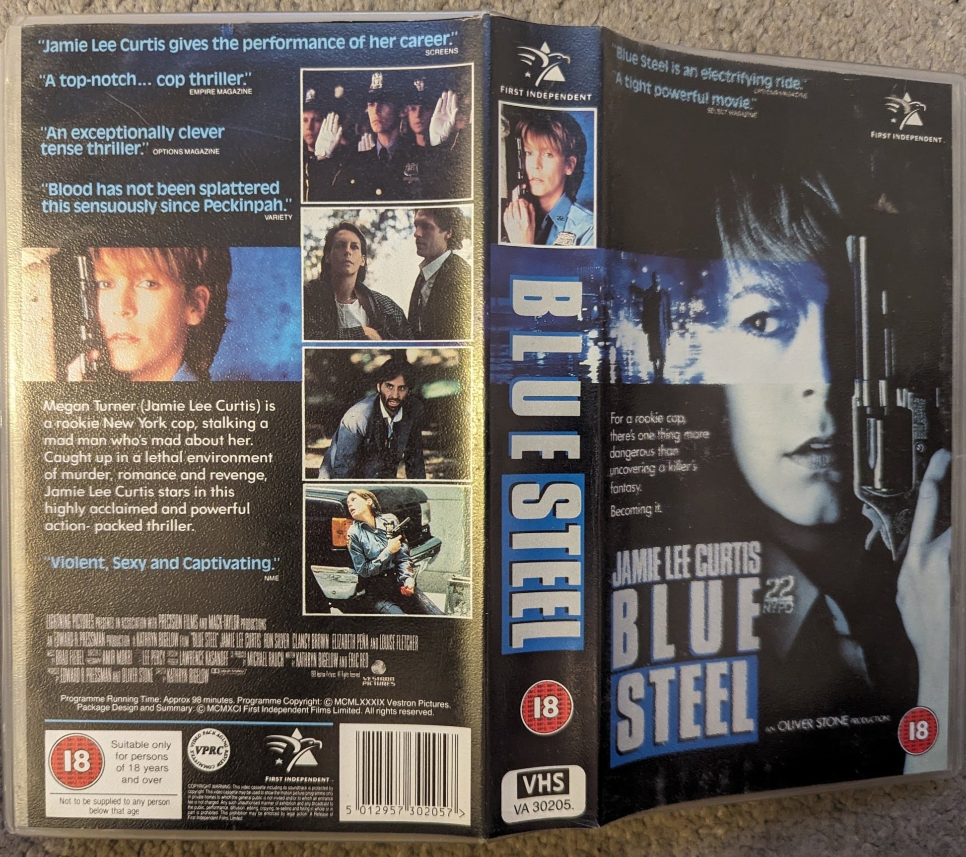 Blue Steel (1990) VHS Video - Flippin Retro Video Shop