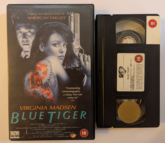 Blue Tiger (1994) VHS Video Ex Rental - Flippin Retro Video Shop