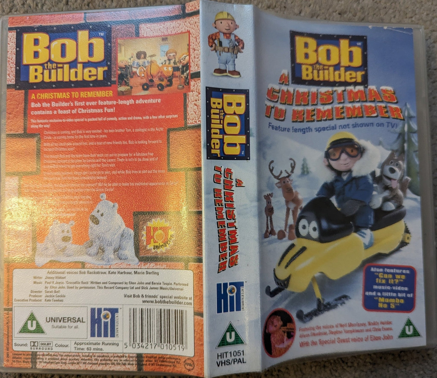 Bob The Builder A Christmas To Remember VHS Video - Flippin Retro Video Shop