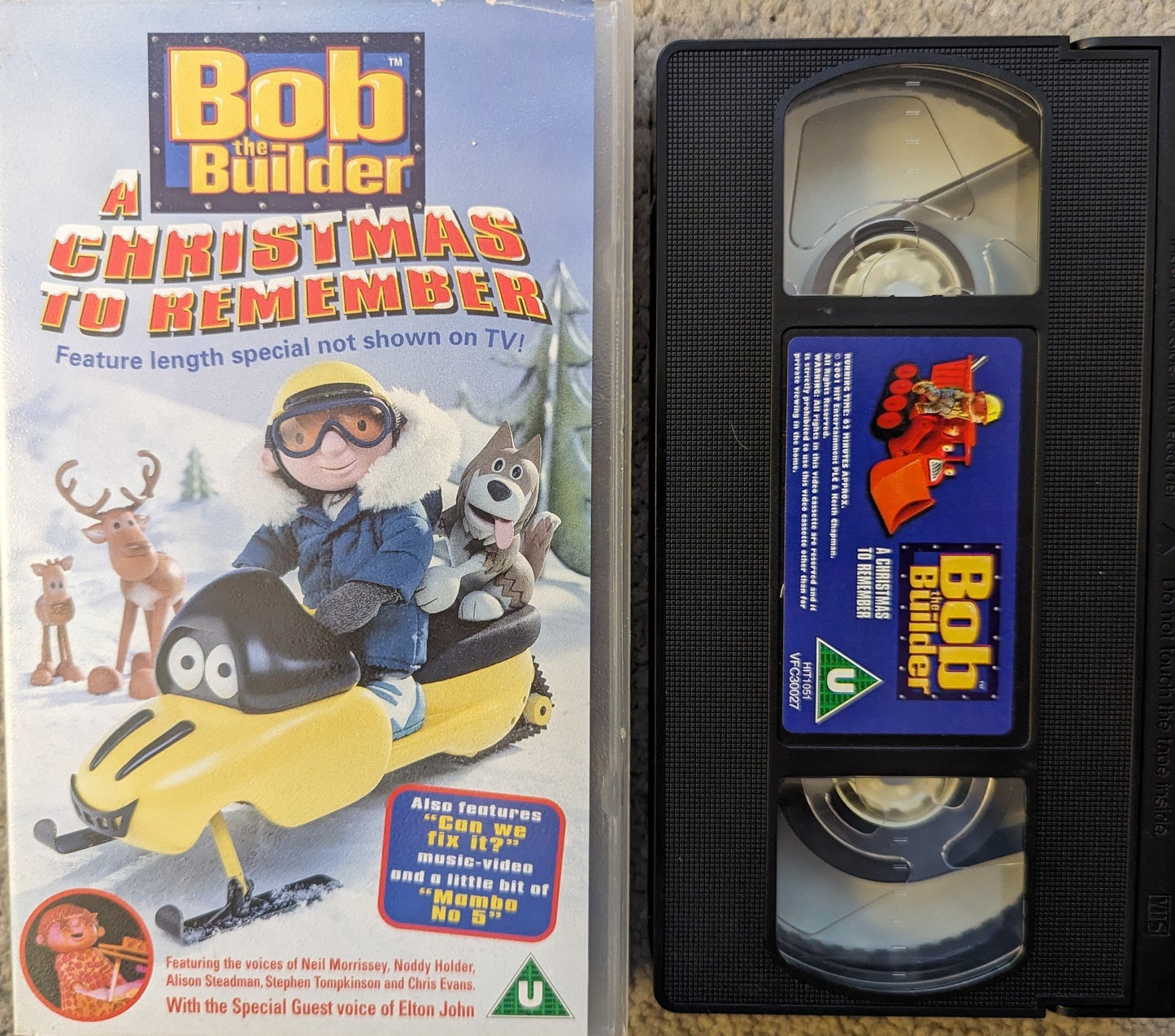 Bob The Builder A Christmas To Remember VHS Video - Flippin Retro Video Shop