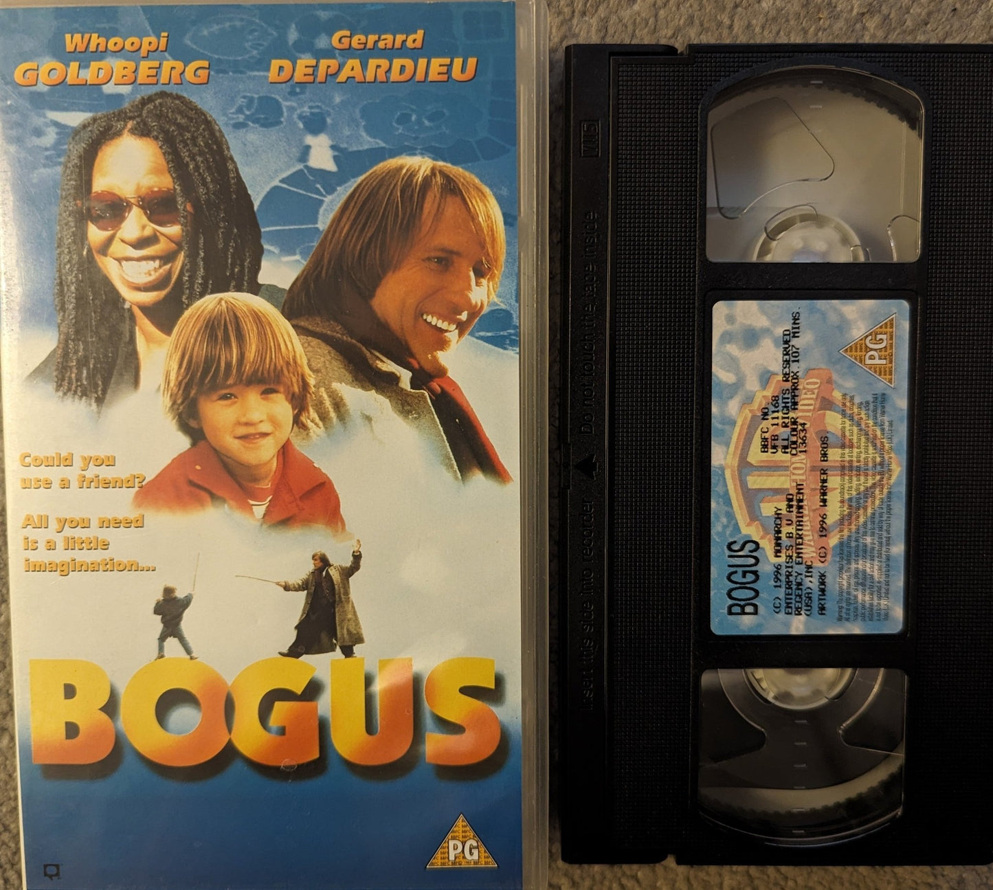 Bogus (1996) VHS Video - Flippin Retro Video Shop