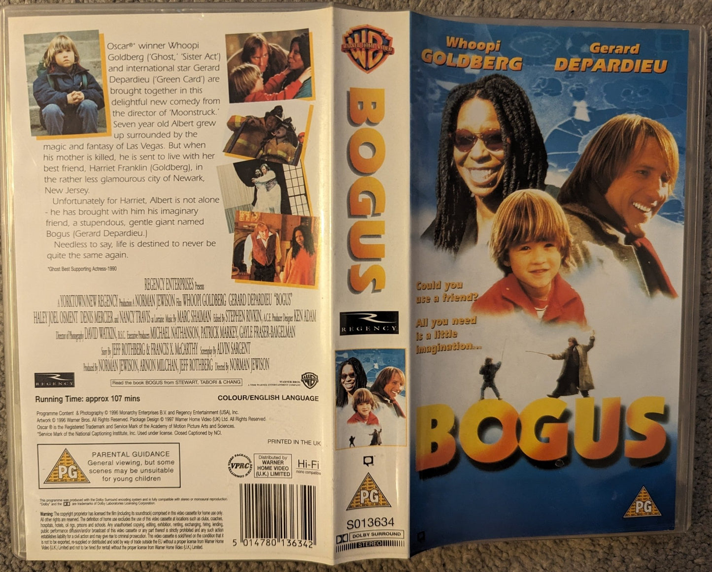 Bogus (1996) VHS Video - Flippin Retro Video Shop