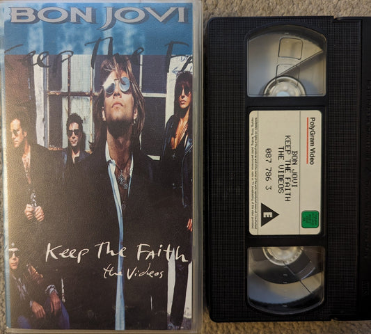 Bon Jovi Keep The Faith VHS Video - Flippin Retro Video Shop