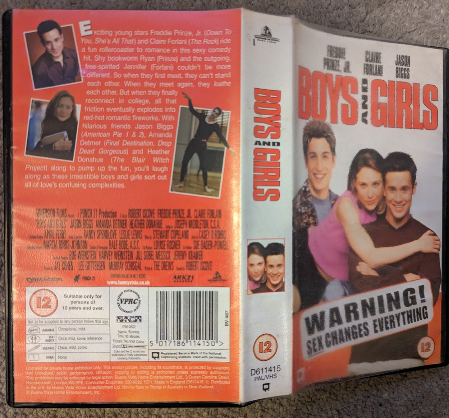 Boys and Girls (2000) VHS Video - Flippin Retro Video Shop